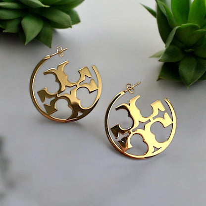 Tory and Burch Hoop Earrings