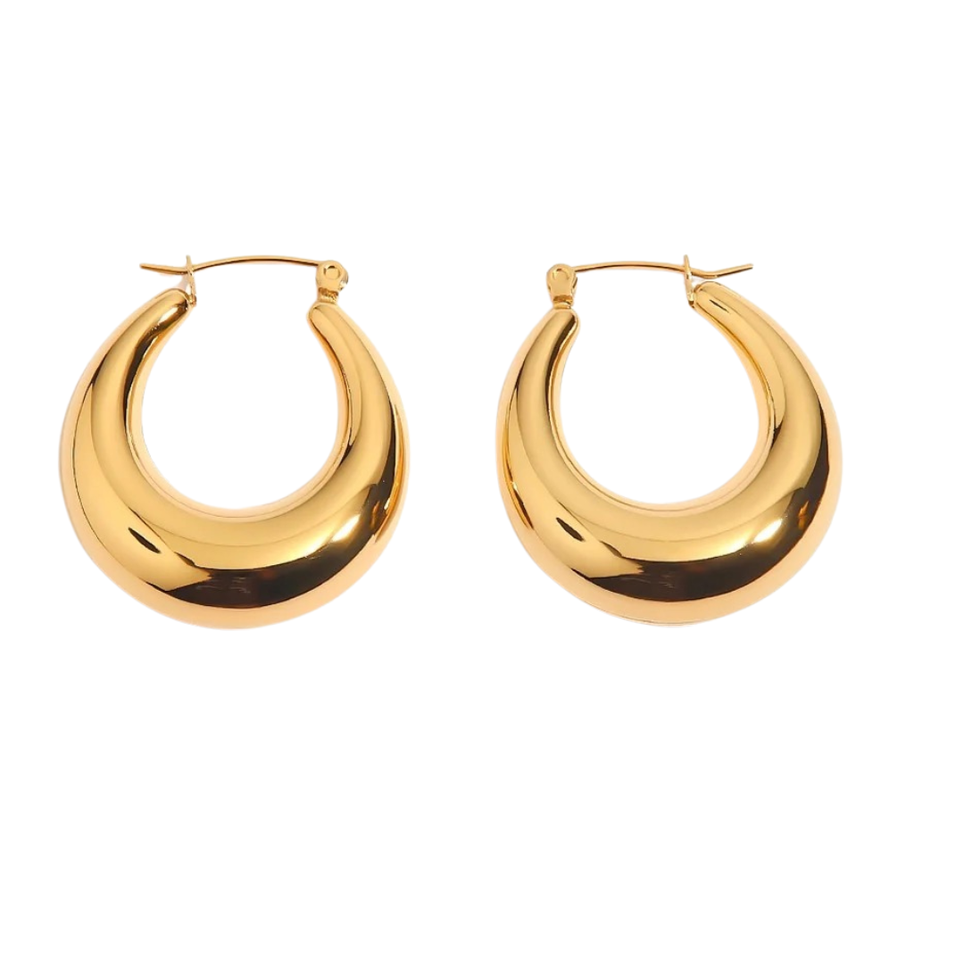 Classic Hollow Hoop Earrings