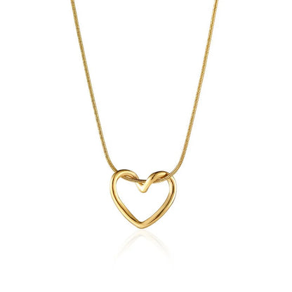 Hollow Heart Pendant Neckchain