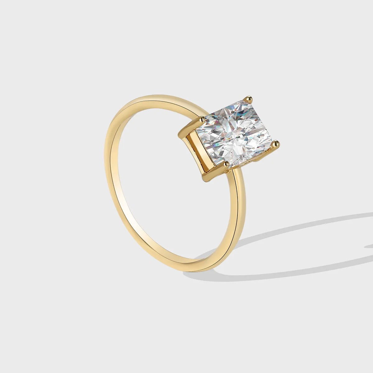 Radiant Rectangle Ring