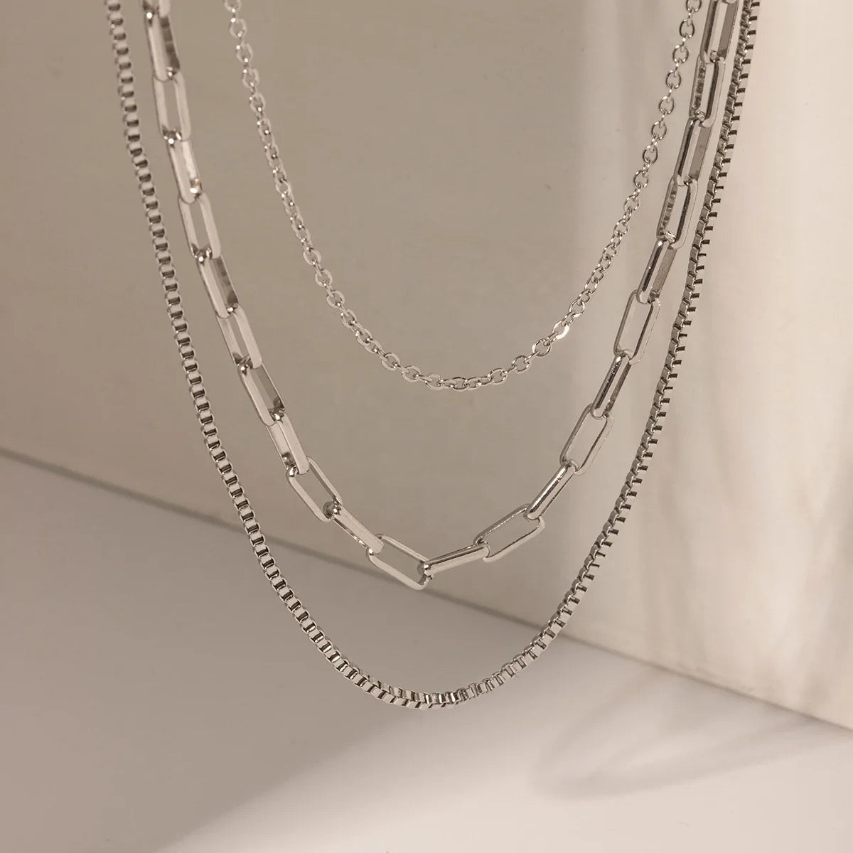 Silver Layered Neckchain