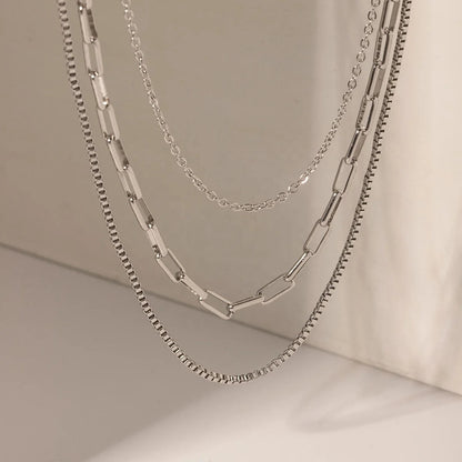 Silver Layered Neckchain