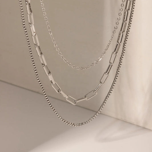 Silver Layered Neckchain