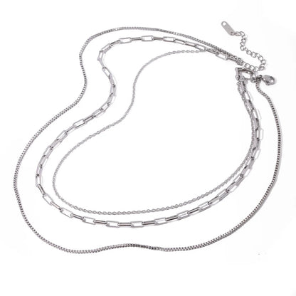 Silver Layered Neckchain