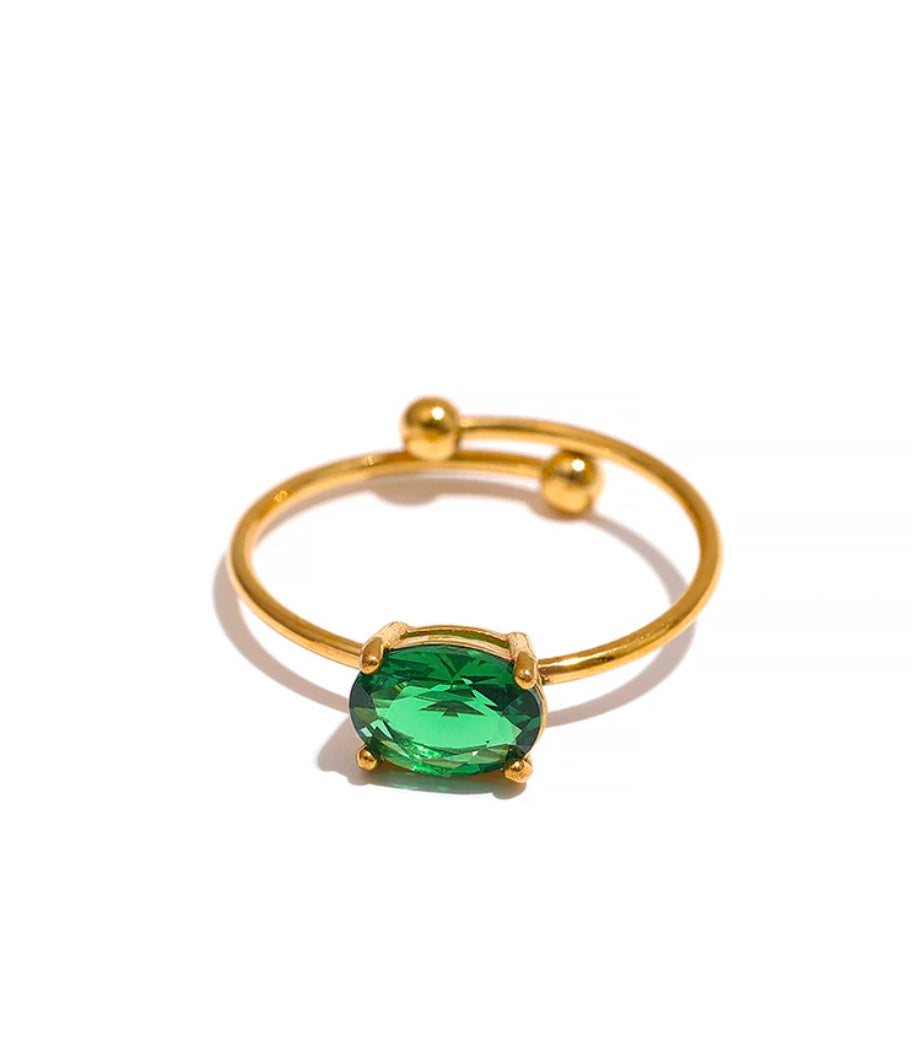 Emerald Nova Ring