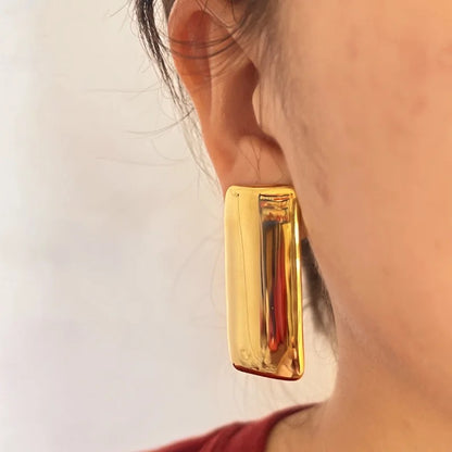 Sleek Rectangular Grace Earrings