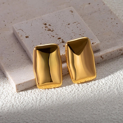 Sleek Rectangular Grace Earrings