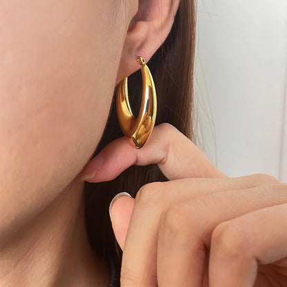 Sculpted V Hoops